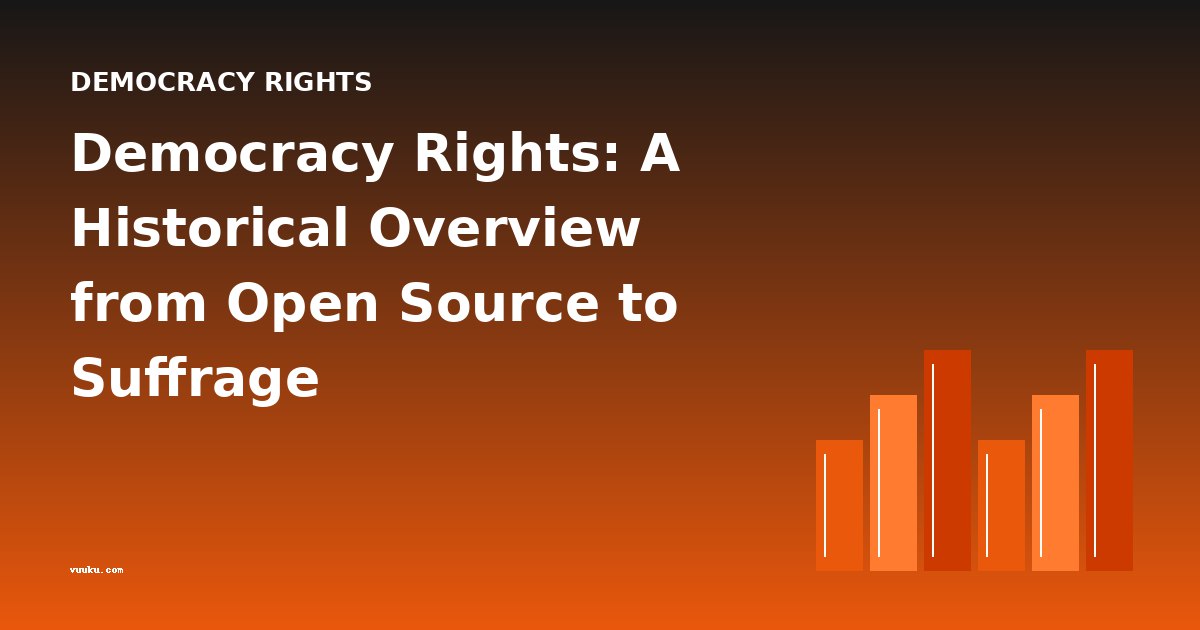 Democracy Rights: A Historical Overview from Open Source to Suffrage