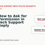 How to Ask for Permission in Tech Support Reply English
