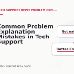 Common Problem Explanation Mistakes in Tech Support Reply English