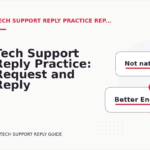 Tech Support Reply Practice: Request and Reply Examples