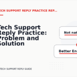 Tech Support Reply Practice: Problem and Solution Replies