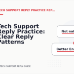 Tech Support Reply Practice: Clear Reply Patterns