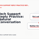 Tech Support Reply Practice: Natural Conversation Lines